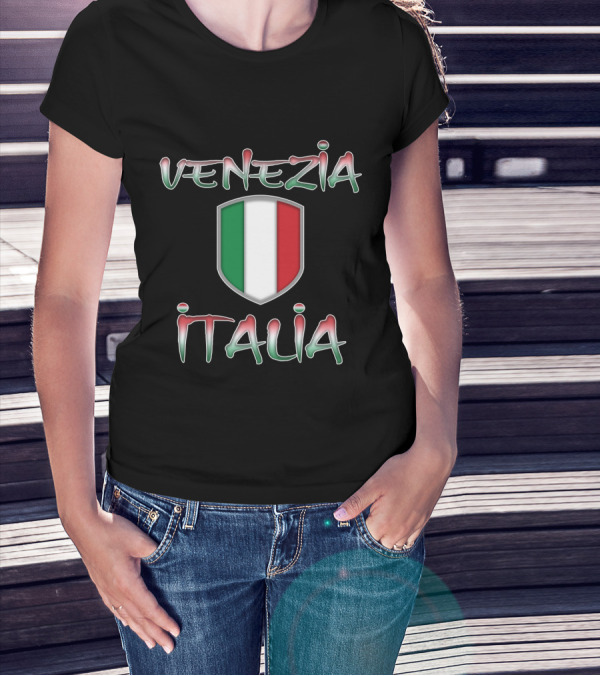 Venezia Italia Italian Flag Emblem T-Shirt
