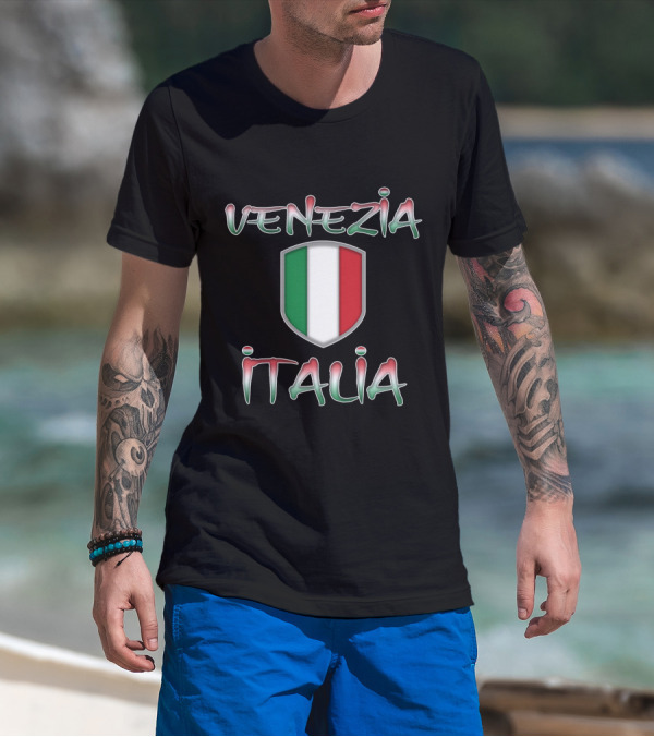 Venezia Italia Italian Flag Emblem T-Shirt