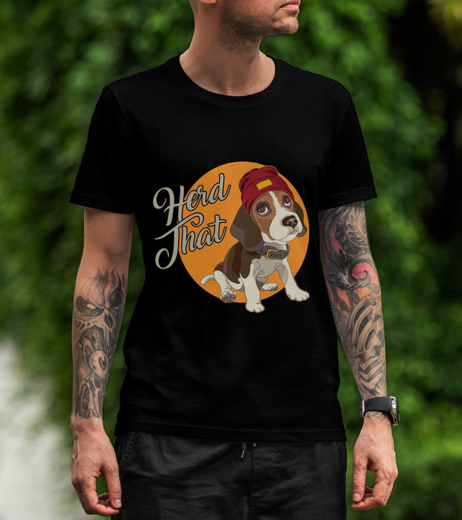 Herd That Beagle Animal Lover Dog Funny T-Shirt