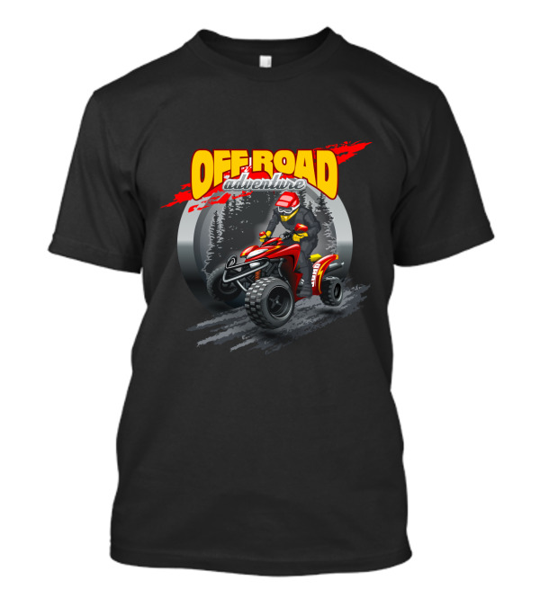 Off Road Adventure ATV Forest Racing T-Shirt