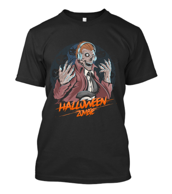 Halloween Zombie Skull T-Shirt