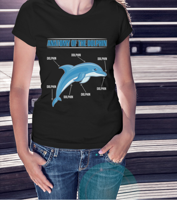 ANATOMY OF THE DOLPHIN DOLPHIN DOLPHIN DOLPHIN DOLPHIN DOLPHIN DOLPHIN T-Shirt