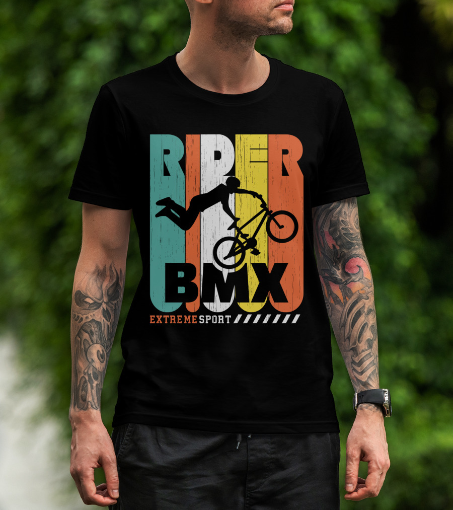Rider BMX Extreme Sport T-Shirt