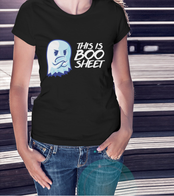This Is Boo Sheet Ghost Expression T-Shirt