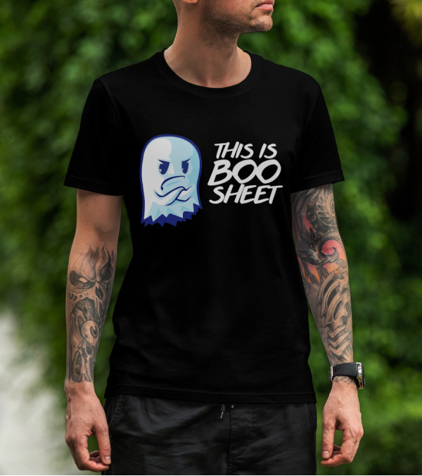 This Is Boo Sheet Ghost Expression T-Shirt