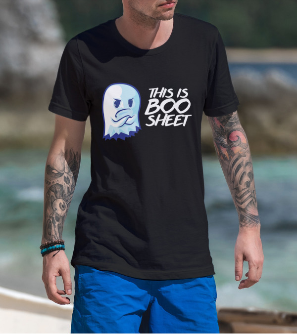 This Is Boo Sheet Ghost Expression T-Shirt