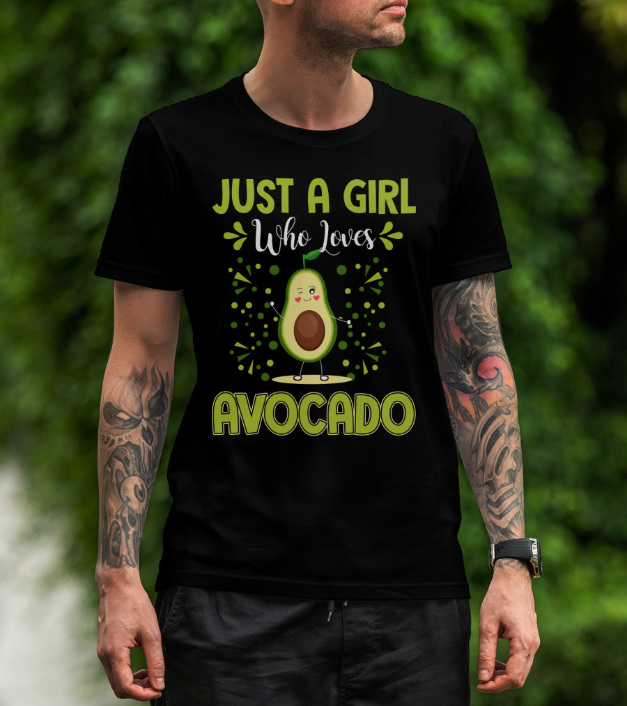 Just A Girl Who Loves Avocado Fun T-Shirt