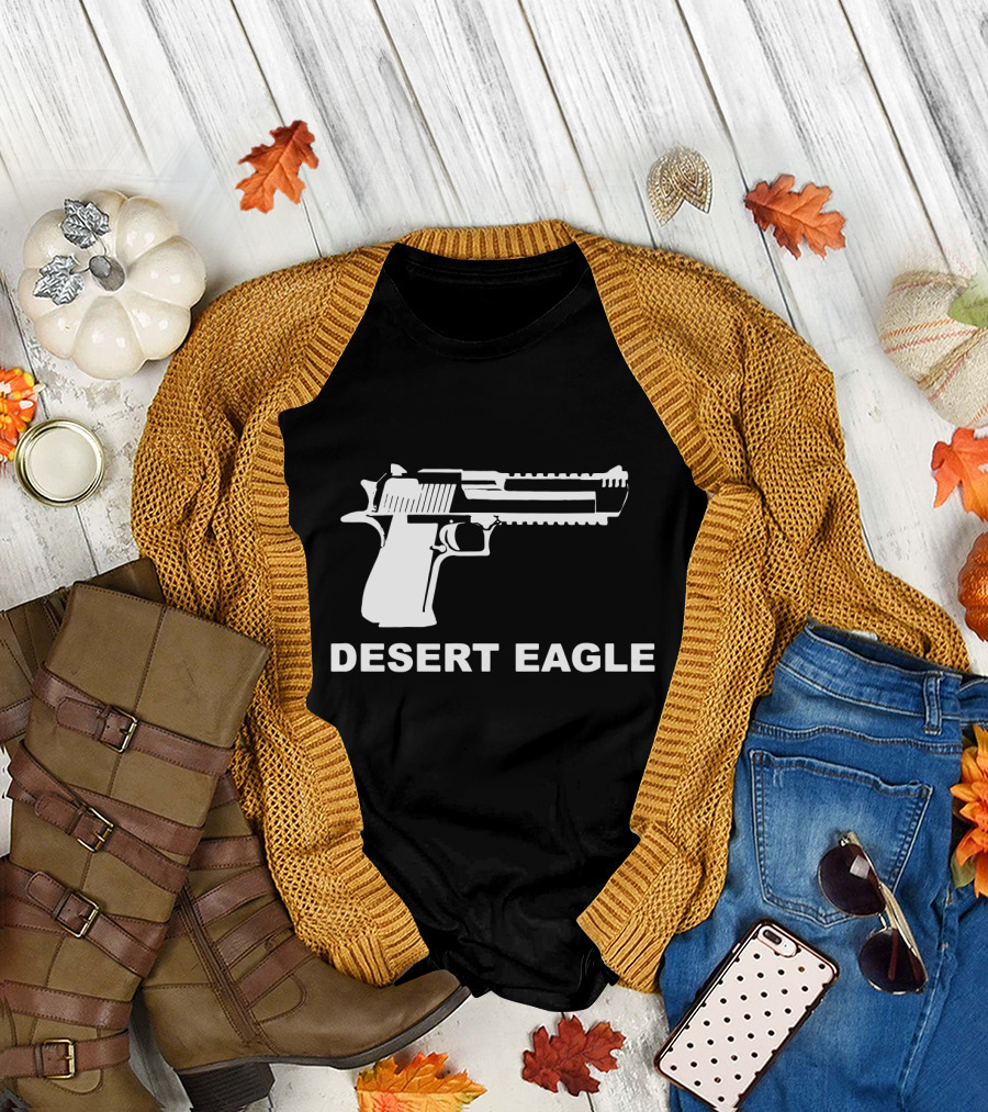 Desert Eagle .50AE .44 Magnum 50 Cal Deagle Gun T-Shirt