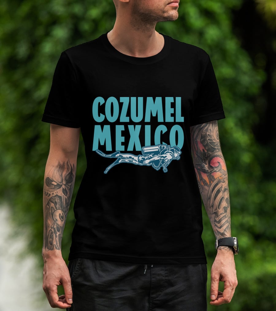 Cozumel Mexico Scuba Diver Adventure T-Shirt