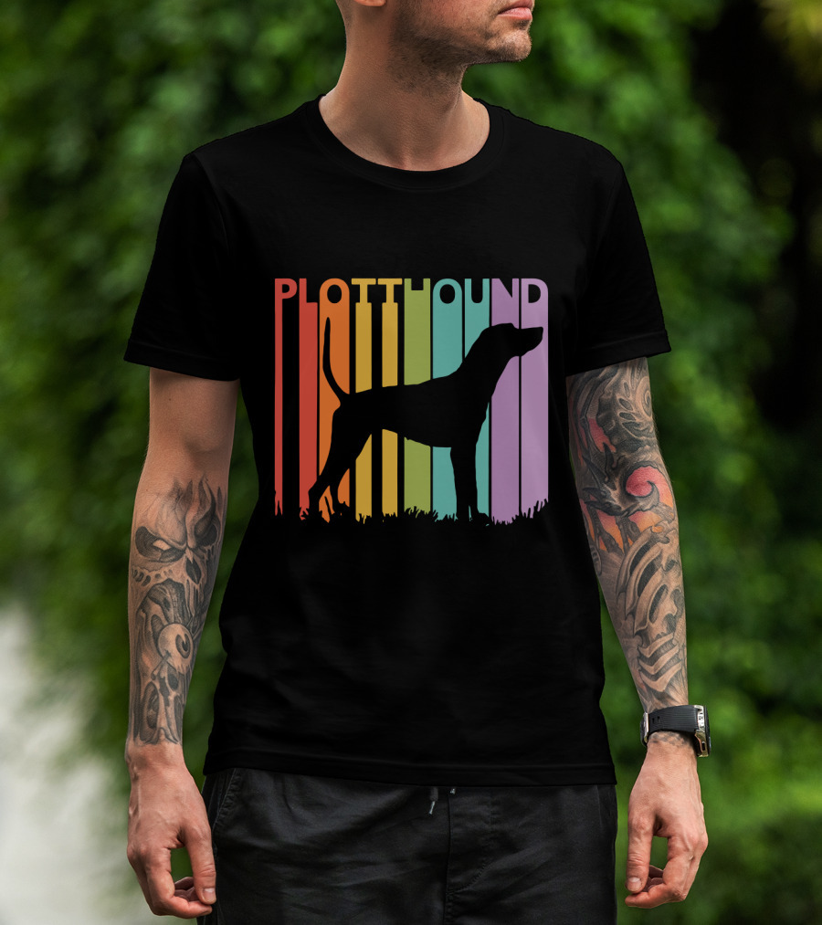 Plott Hound Rainbow T-Shirt