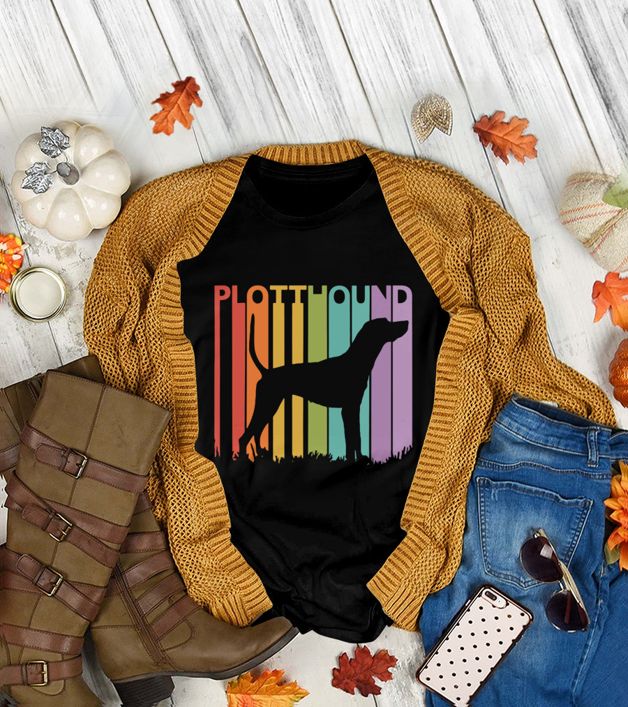 Plott Hound Rainbow T-Shirt