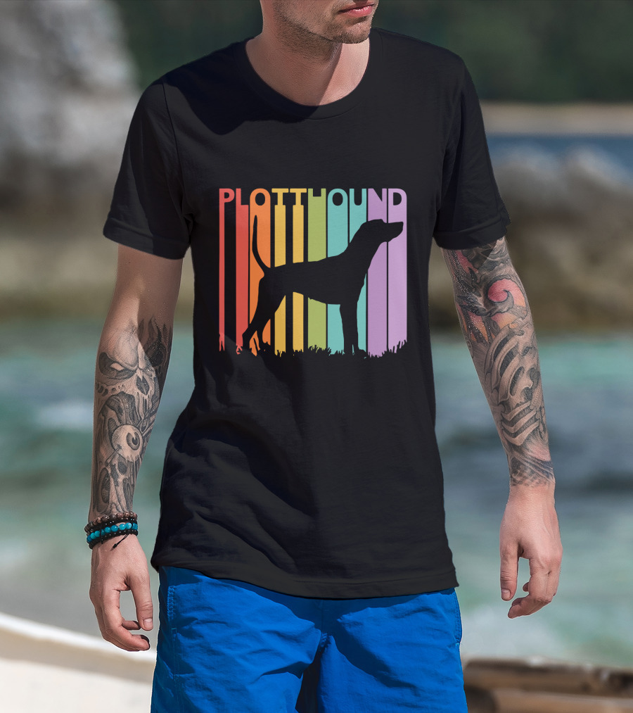 Plott Hound Rainbow T-Shirt
