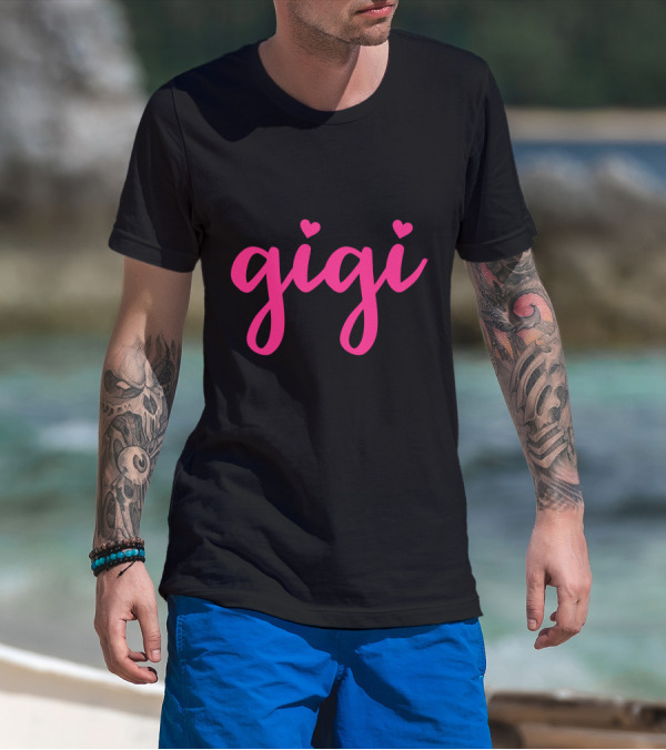 Gigi With Hearts For Grandma T-Shirt