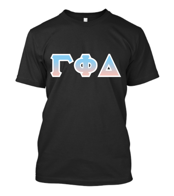 Gamma Phi Delta Sorority Inc Greek Letters T-Shirt