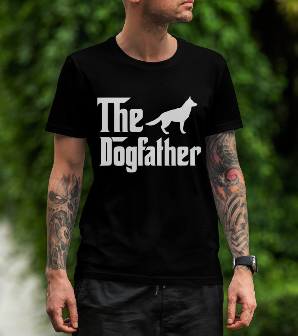 The Dogfather German Shepherd Mafia Movie T-Shirt