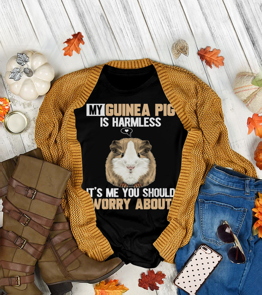 My Guinea Pig Is Harmless It's Me You Should Worry About T-Shirt