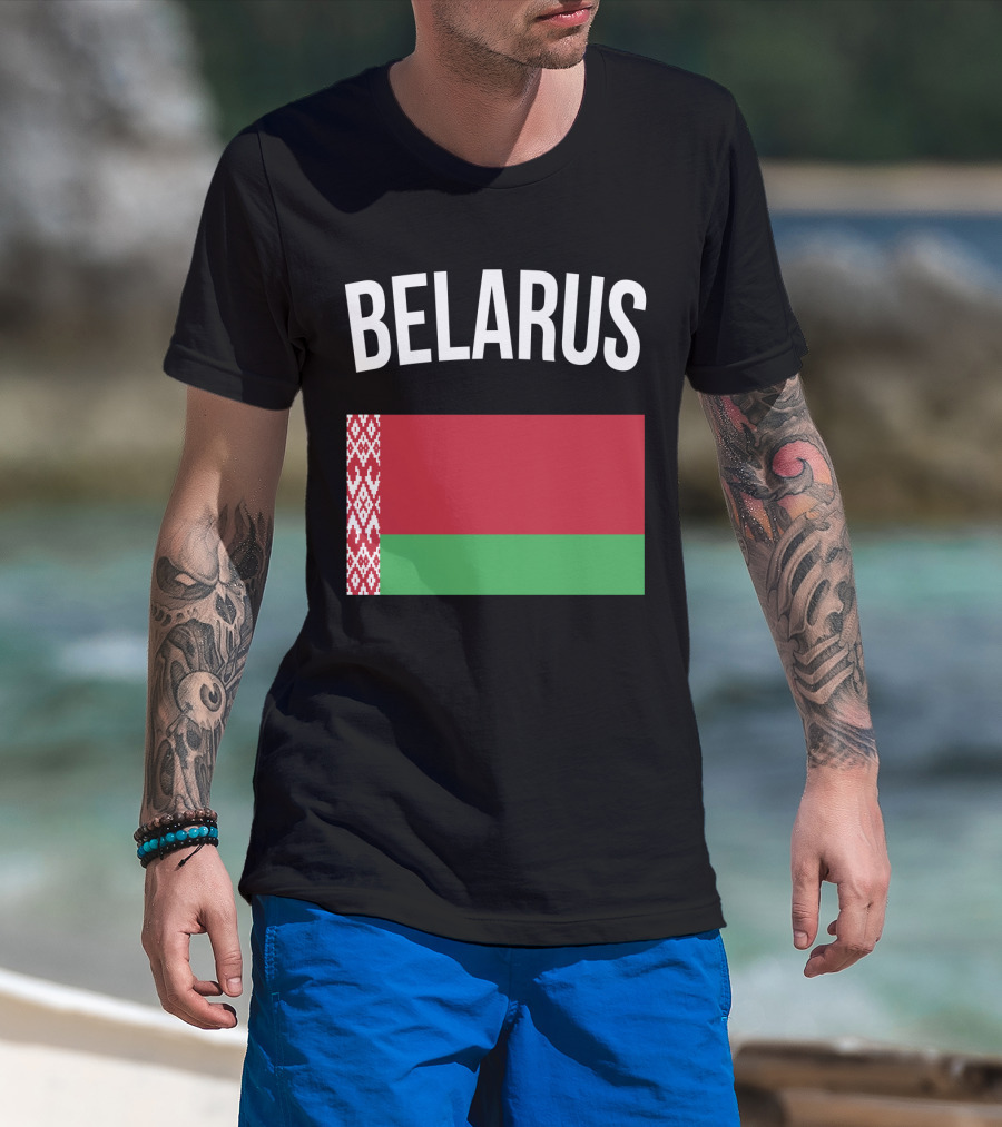 Belarus Flag Travel Vacation Belarusian T-Shirt