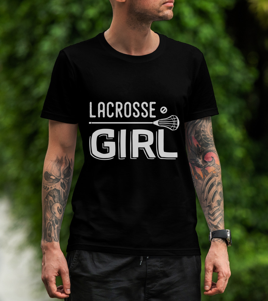Lacrosse Girl Cute Lacrosse Player Sport T-Shirt