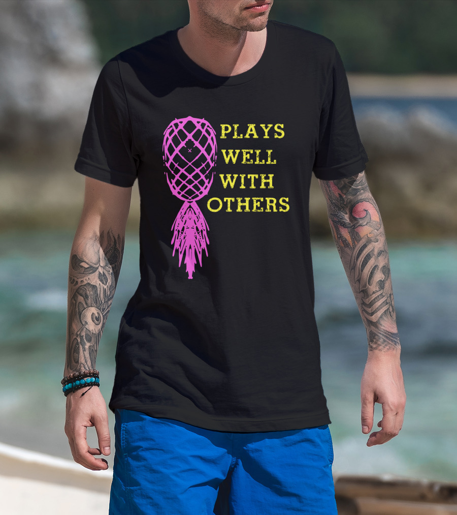 Plays Well With Others Pineapple Abstract Xylophone T-Shirt