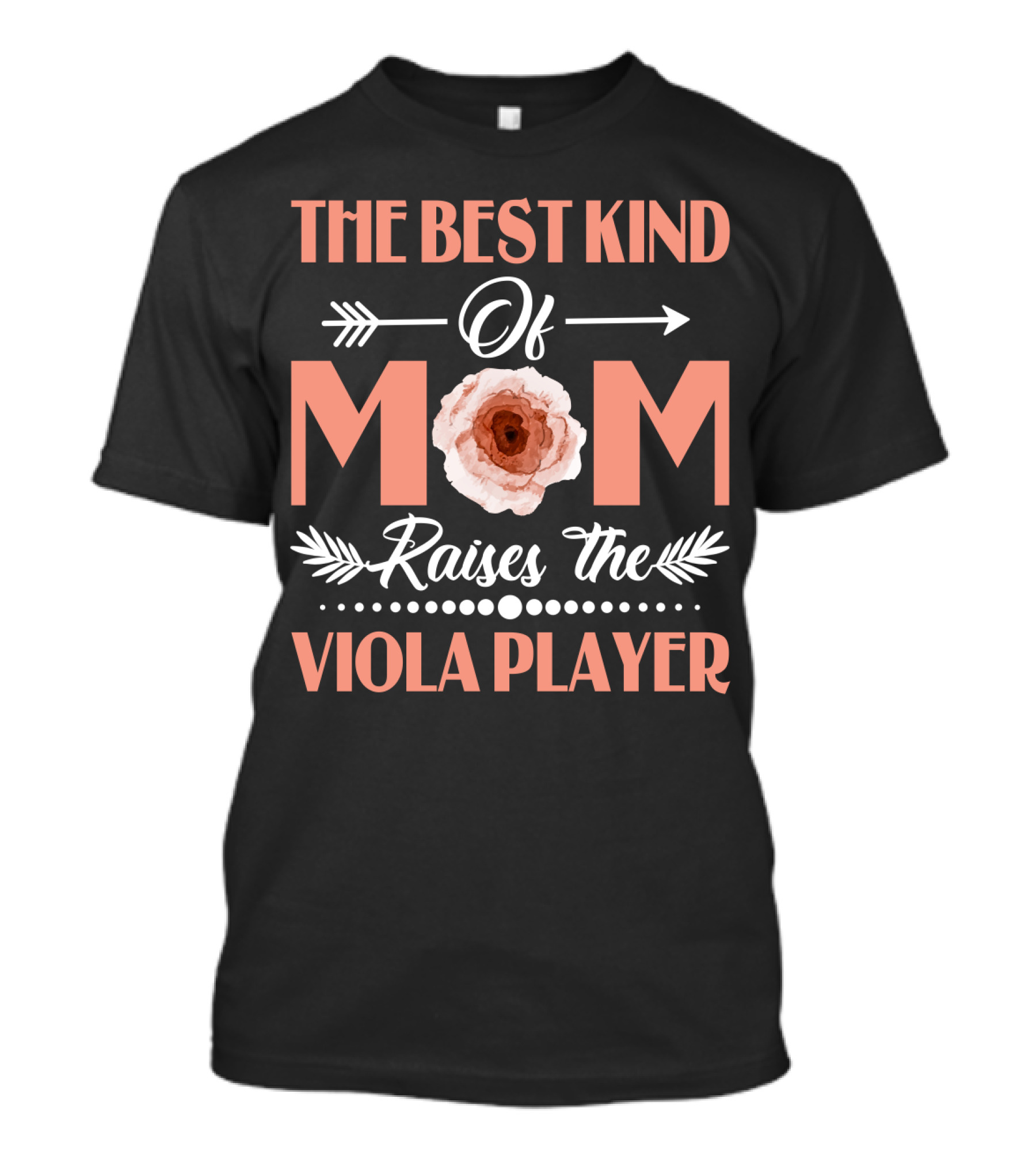 The Best Kind Of Mom Raises The Viola Player Floral Arrow T-Shirt