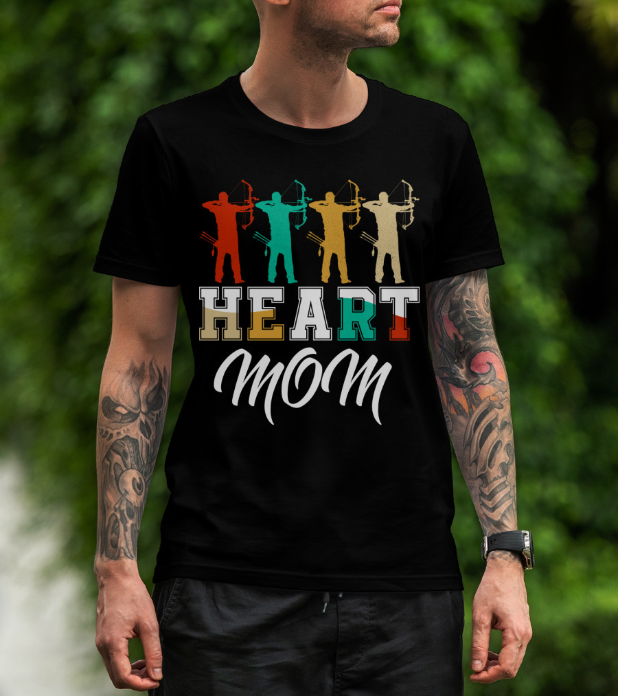 Heart Mom Archery T-Shirt