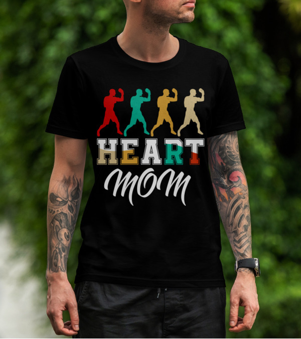 Heart Mom Boxing T-Shirt