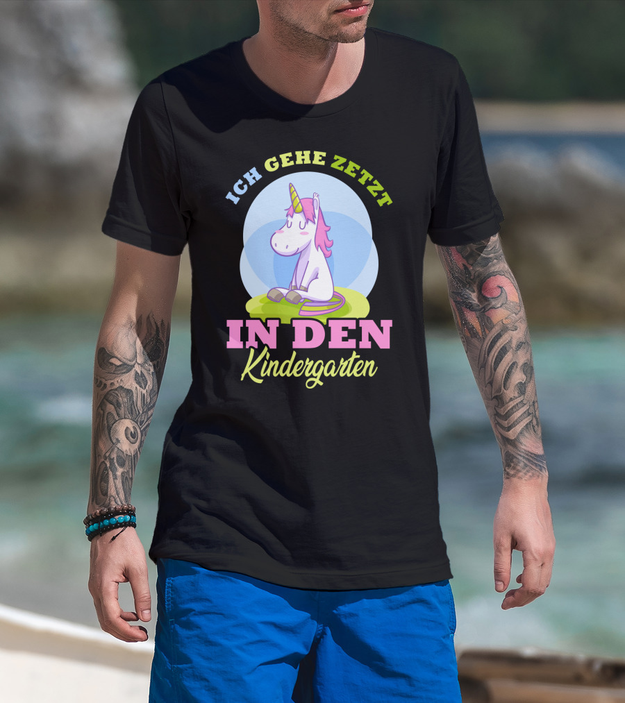 Ich Gehe Jetzt In Den Kindergarten Einhorn T-Shirt