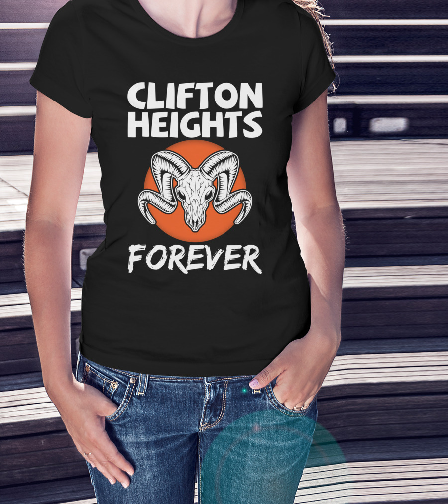 Clifton Heights Forever Ram Skull T-Shirt