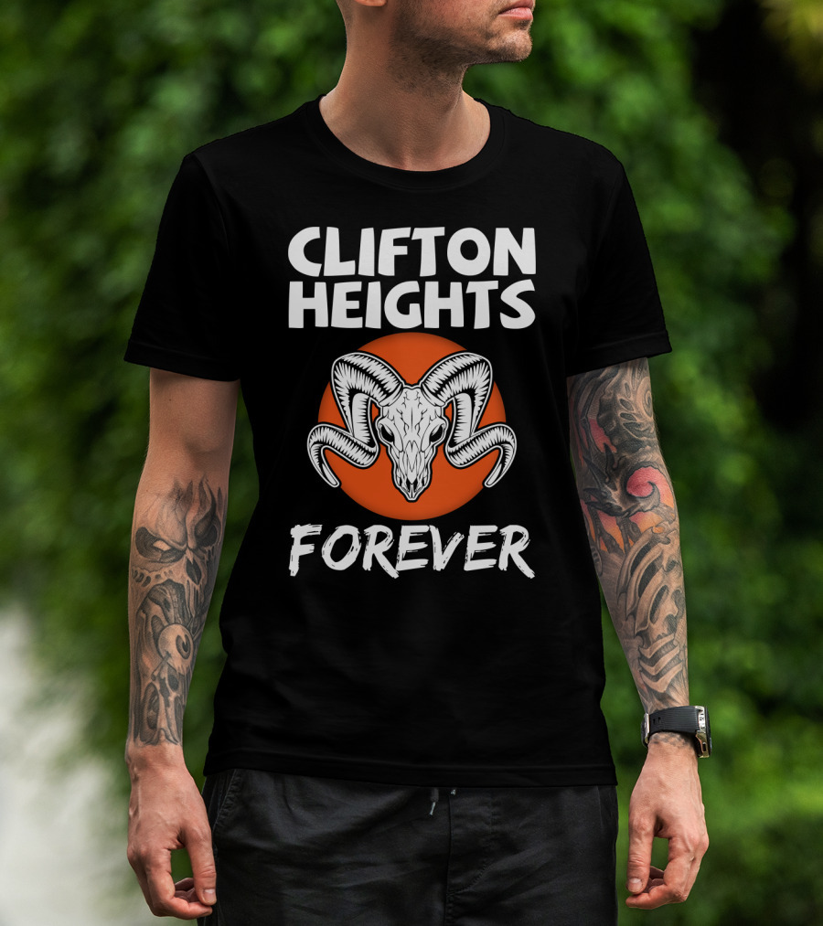 Clifton Heights Forever Ram Skull T-Shirt