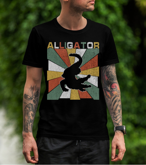 Alligator Retro 70s Vintage T-Shirt
