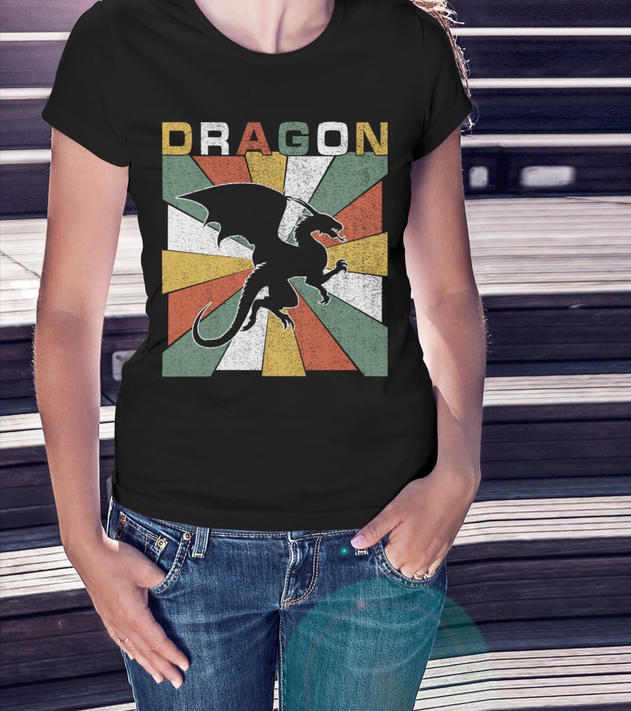 Dragon Vintage 70s Rainbow Burst T-Shirt