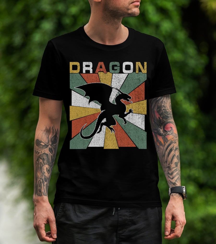 Dragon Vintage 70s Rainbow Burst T-Shirt