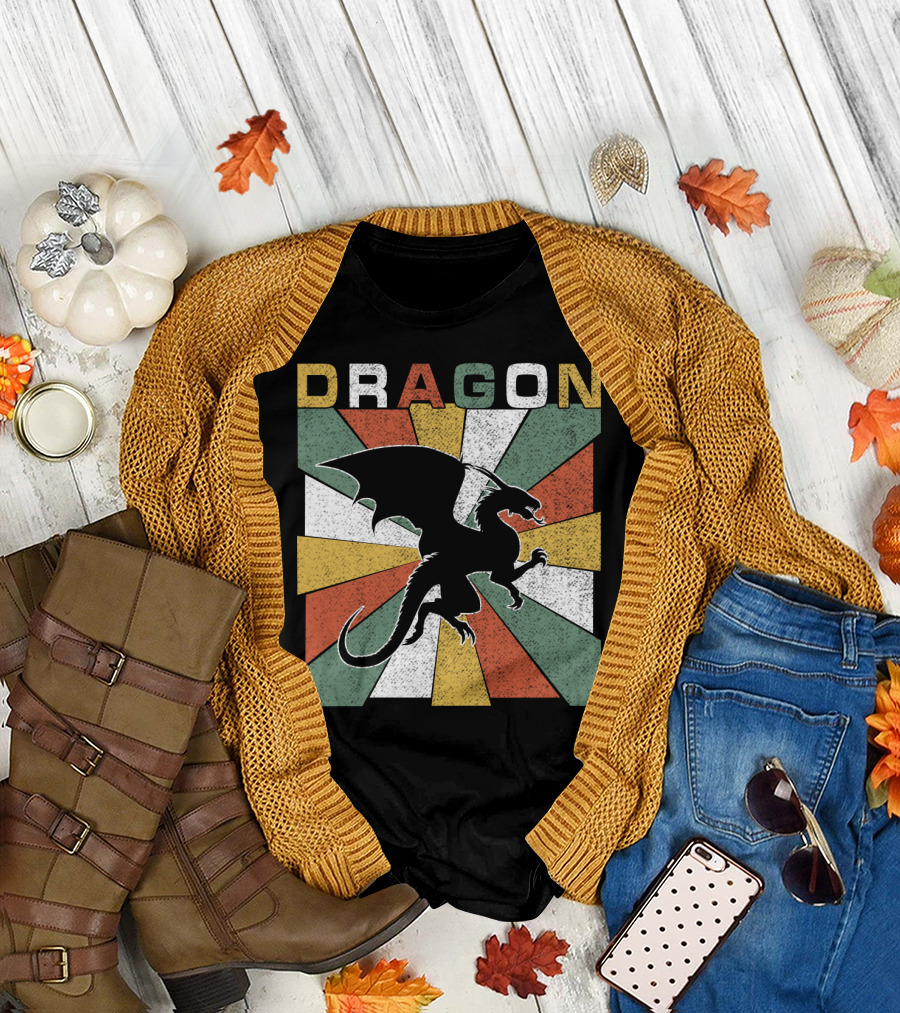 Dragon Vintage 70s Rainbow Burst T-Shirt