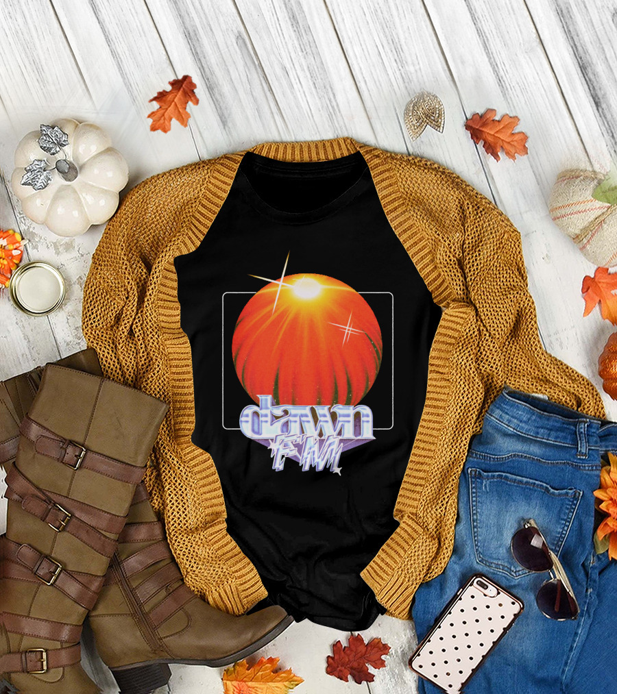 The Weeknd Dawn FM Sunburst Graphic Merchandise T-Shirt