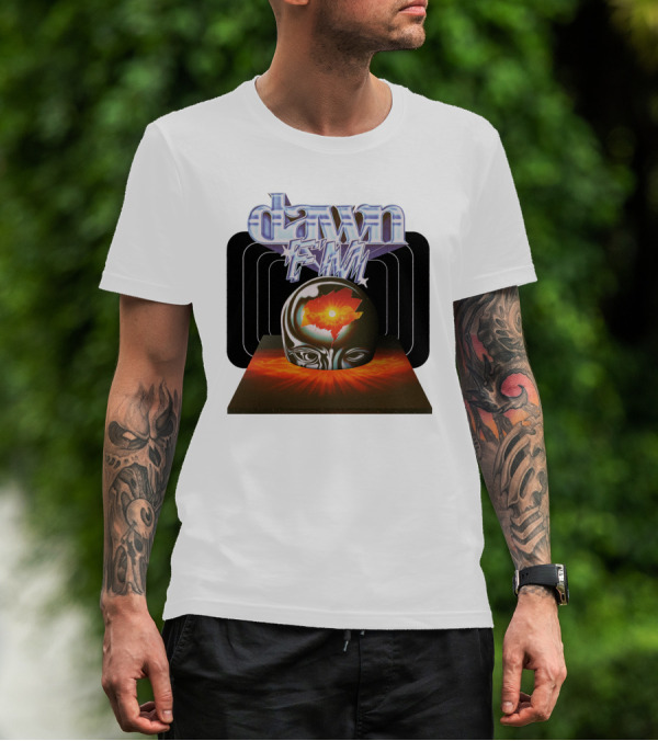 The Weeknd Dawn FM Album Merch Brain T-Shirt