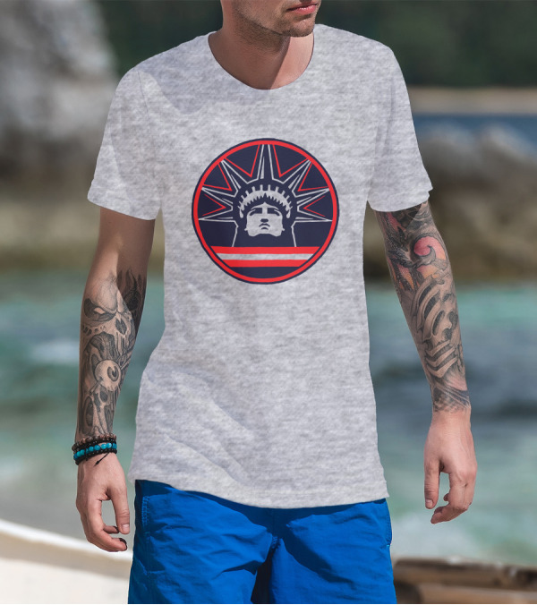 Mau Xam Statue Of Liberty Emblem T-Shirt