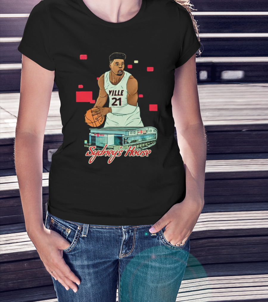 Sydney's House Ville 21 Basketball Player T-Shirt