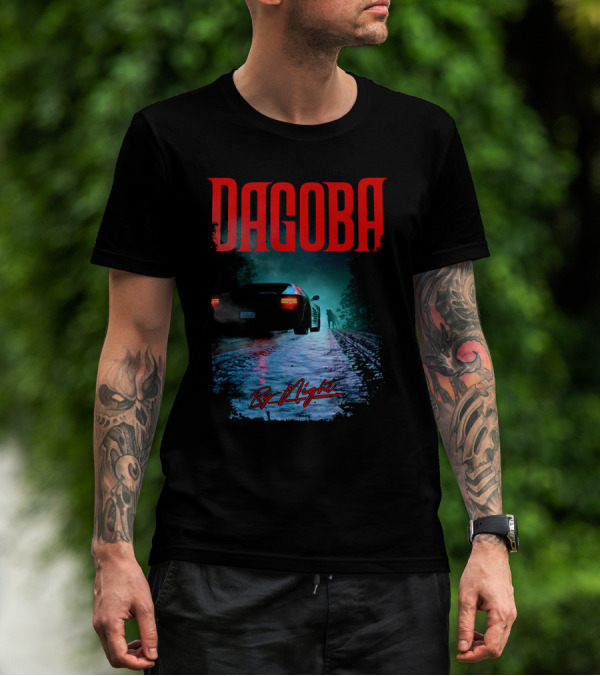 Dagoba By Night Retro Car Scene T-Shirt