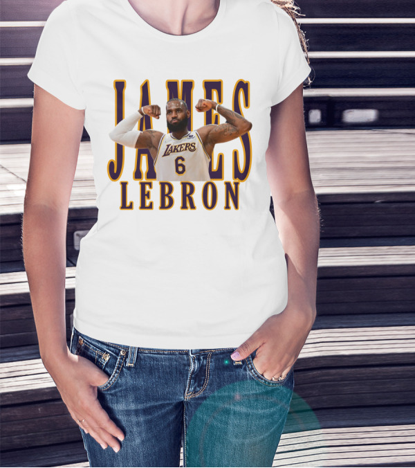 LeBron James Lakers NBA 6 T-Shirt