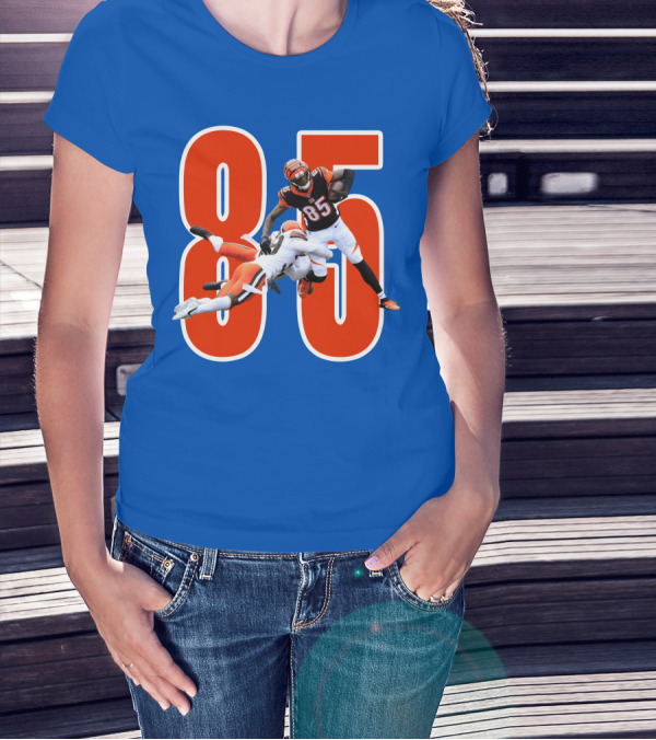 Tee Higgins Tamaurice William Cincinnati Bengals 85 Football T-Shirt