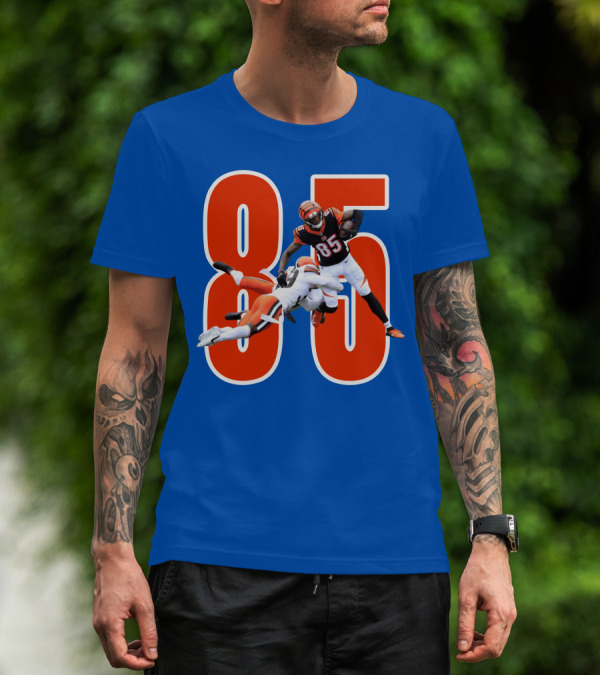 Tee Higgins Tamaurice William Cincinnati Bengals 85 Football T-Shirt