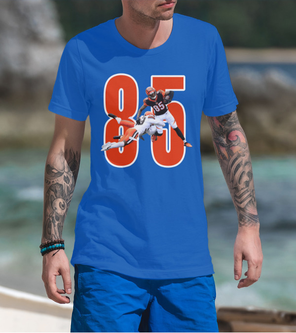 Tee Higgins Tamaurice William Cincinnati Bengals 85 Football T-Shirt
