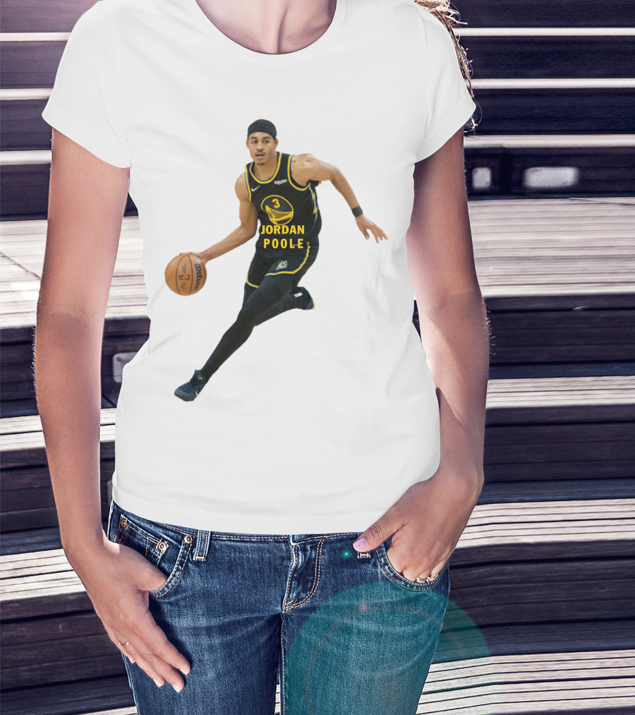 Jordan Poole NBA Golden State Warriors Basketball T-Shirt
