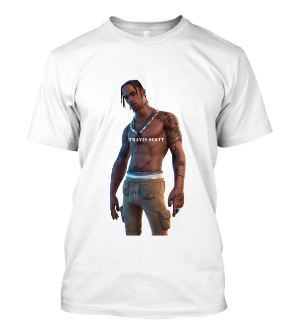 TRAVIS SCOTT Fortnite Outfit Tattoo T-Shirt