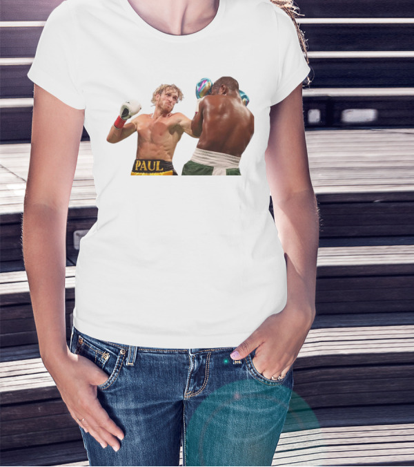 Logan Paul Boxing Match Action Scene T-Shirt