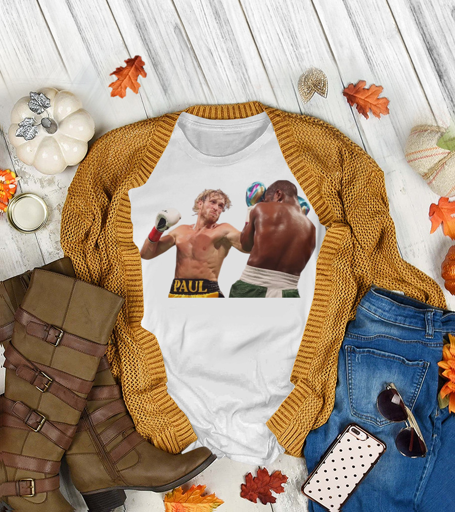 Logan Paul Boxing Match Action Scene T-Shirt