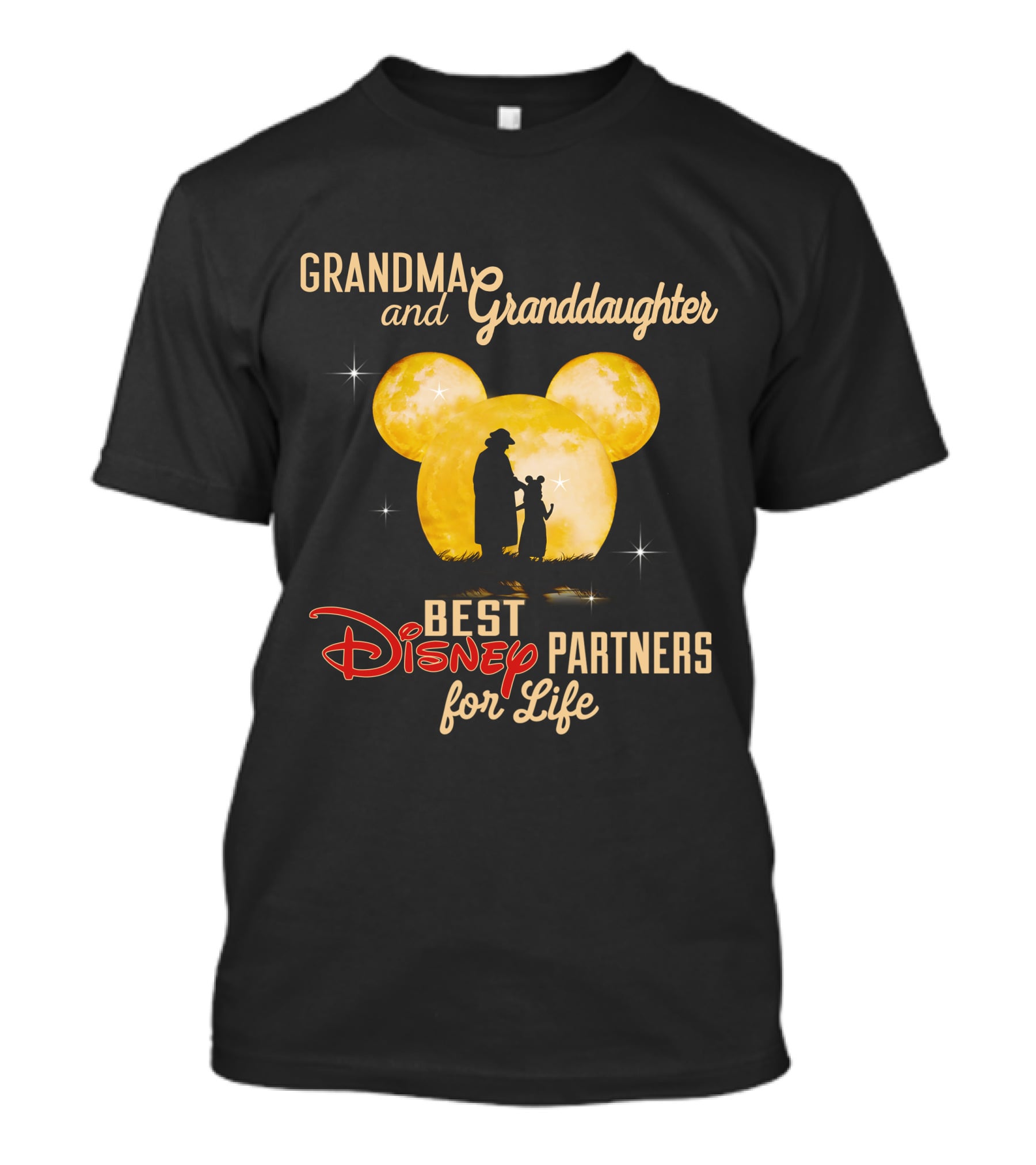 Grandma And Granddaughter Best Disney Partners For Life T-Shirt