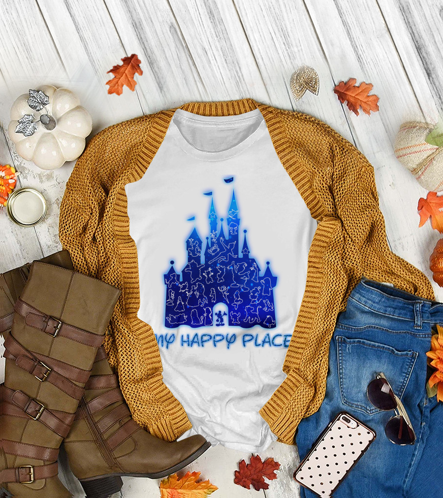 My Happy Place Disney Castle T-Shirt
