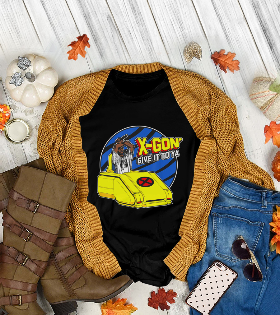 X Gon' Give It To Ya Professor X Inspired Yellow Hoverchair T-Shirt