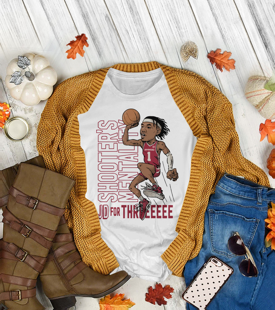 Shooter's Mentality Arkansas JD For Threeeee T-Shirt